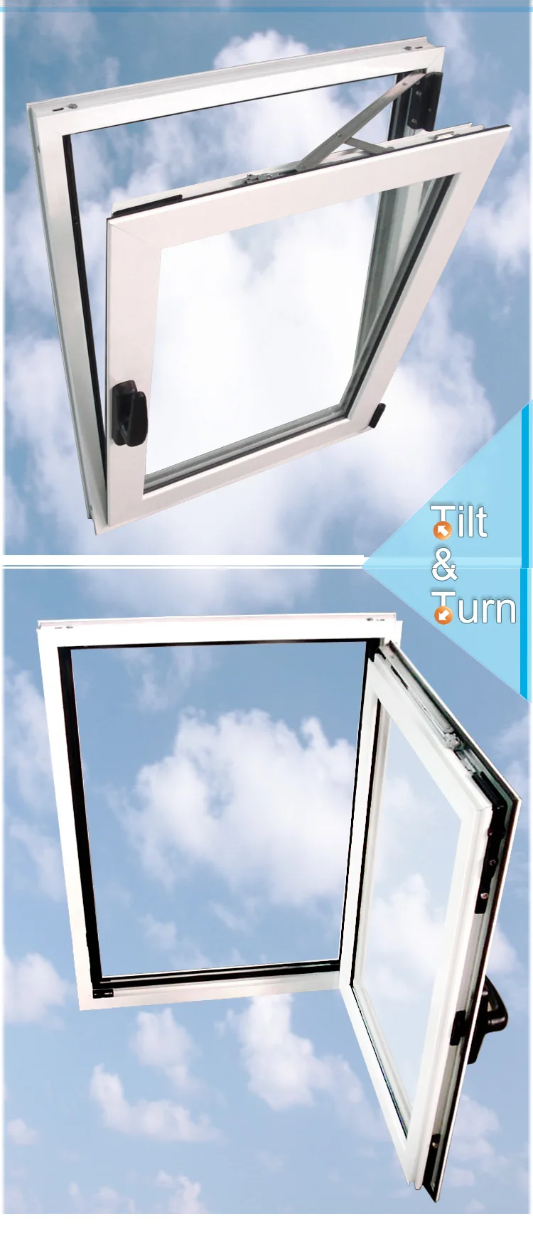 Double Hung Black Vinyl Window With Screen Double Hung Windows With Upvc Frame And Glass Pane