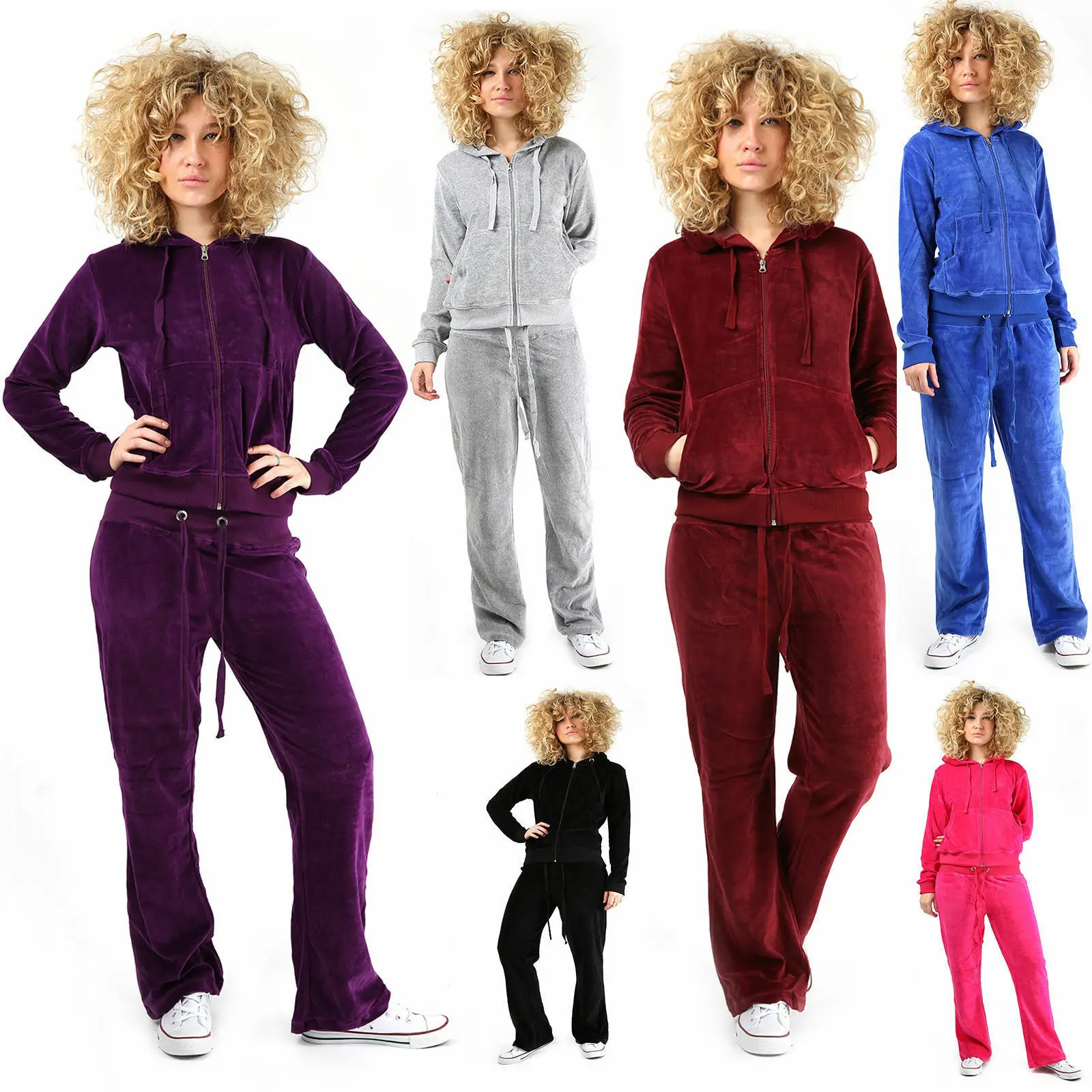 velour jogging suit ladies