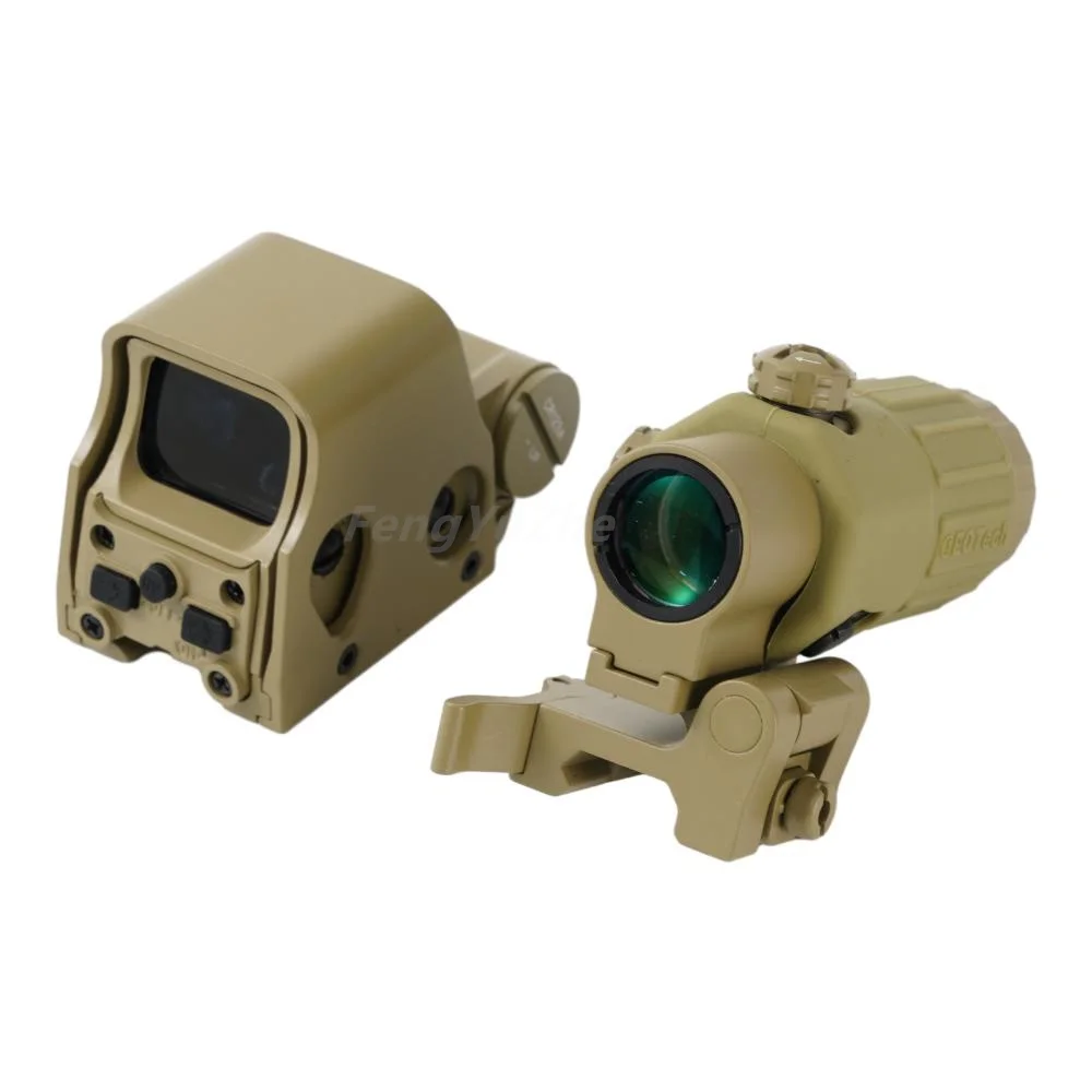 RIFLESCOPE & 553 GRAPHIC SIGHT セット 553 Holographic Reflex Sight Scope Red Green Dot Tactical Hunting