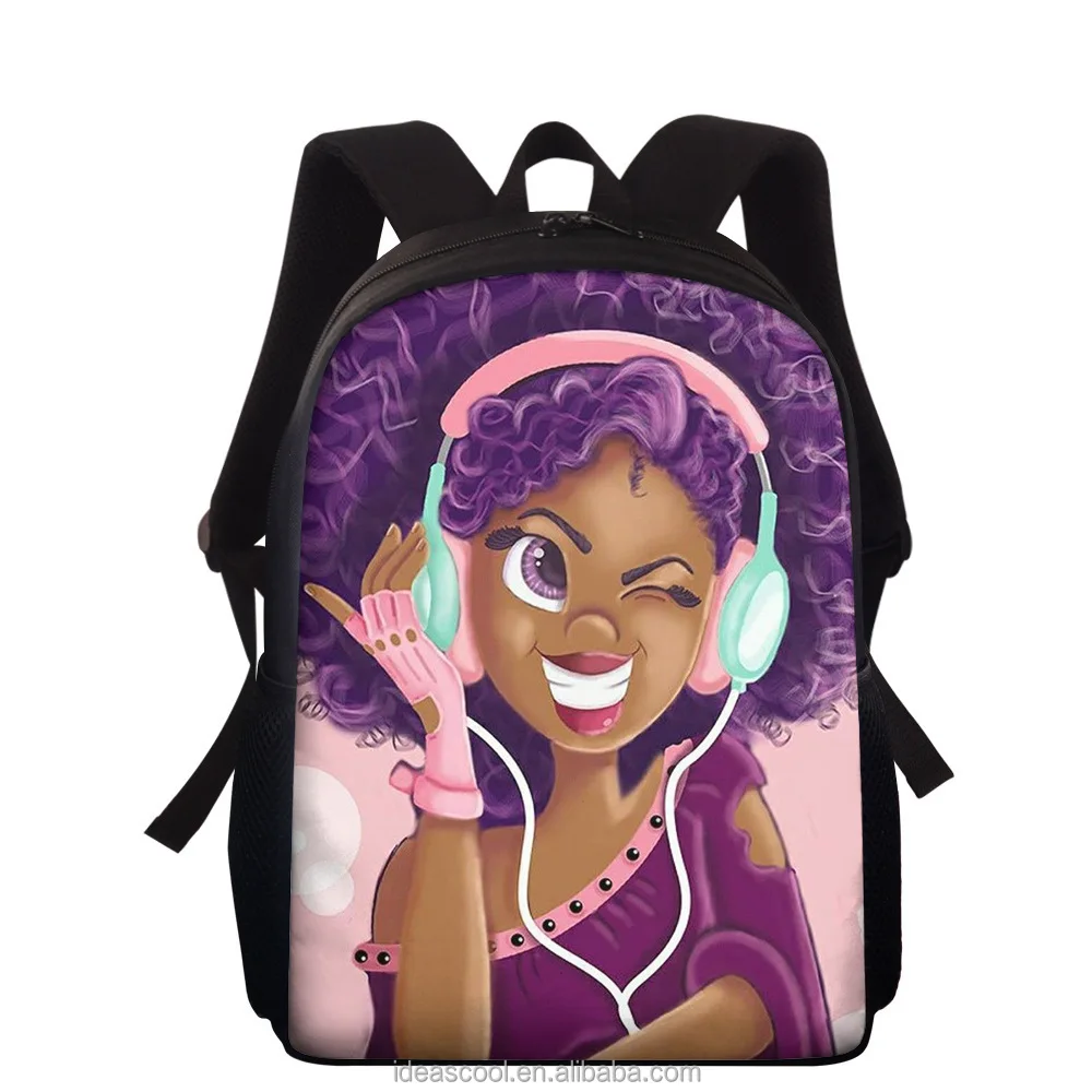 Ids 2021 Amazon Hot Sale Ready To Ship Stocked School Bags Black Art African American Girl Book