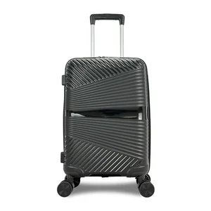 Hot Sale Unisex Travel Bag Newest Style PP Trolley Luggage Aluminum Spinner Caster Combination Lock Plastic Handle Carry-Ons
