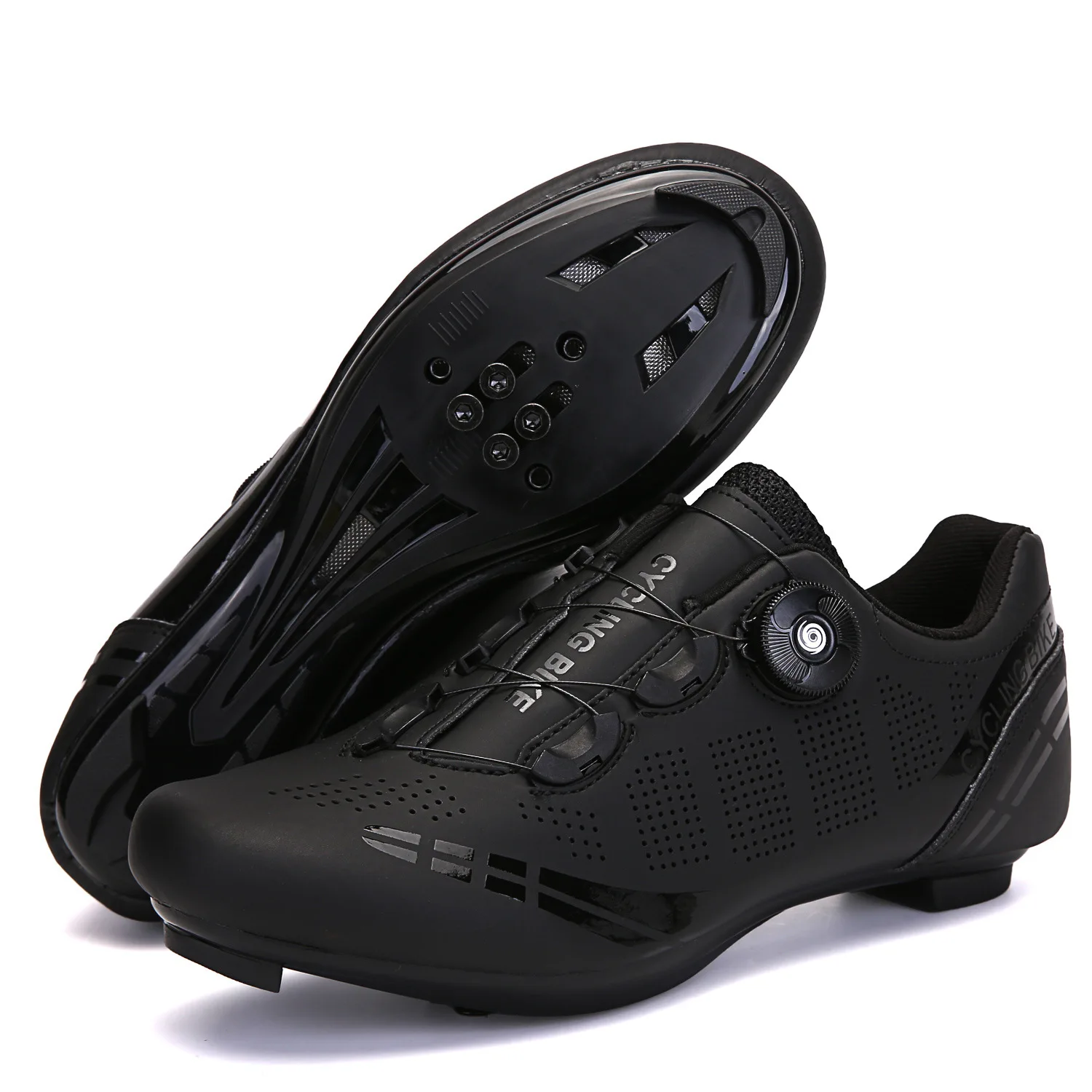 Fashion Quality Lightweight Breathable Men's Women's Road Mountain Cycling Shoe Gear for All Seasons with Lockup Function