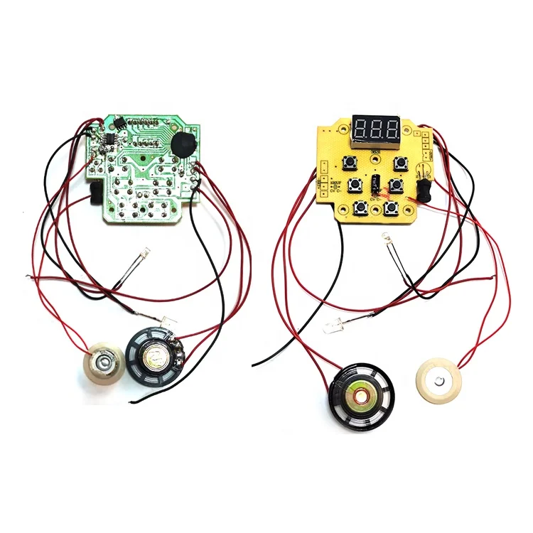 Simulation Kitchenware PCB Chip Assembly Cooking Pretend Play Kitchen Toys PCBA Sound Music LED Circuit Board Circuit Board