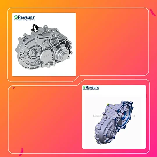 Ev Conversion Kit 6000rpm Car Motor Transmission R4s500 Gearbox For Bus Electric Bus Truck