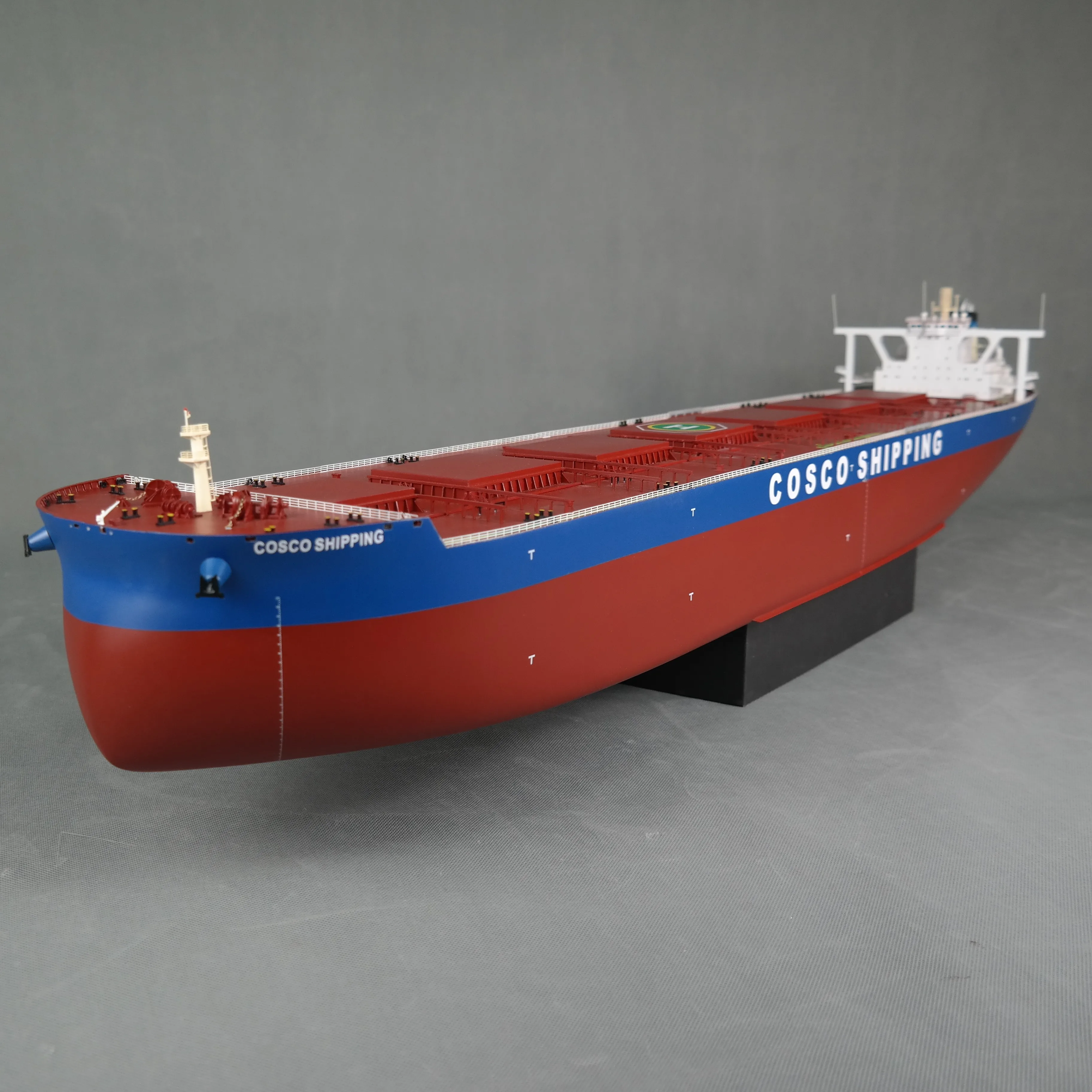 【N】O.A.S Customized 127cm Bulk Cargo Ship Model Handmade Freight Forwarder Gift for Christmas or Father's Day