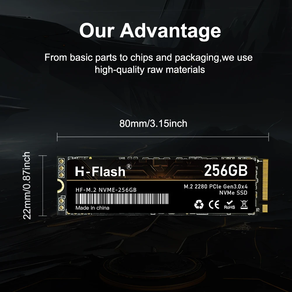 H-flash Wholesale Nvme SSD M.2 2280 - High Capacity & Speed