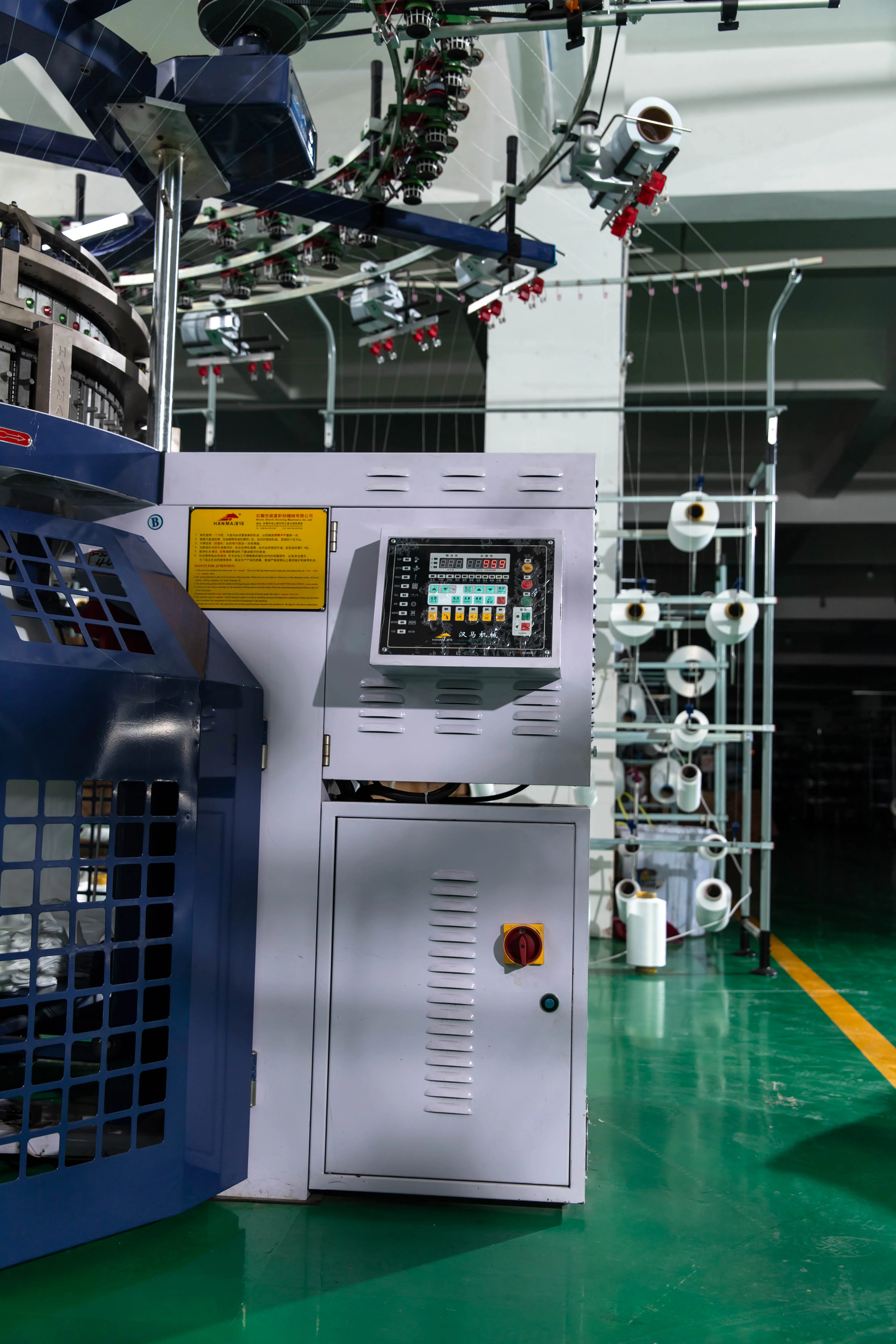 汉马新模式bopian单一提花圆机高速高品质