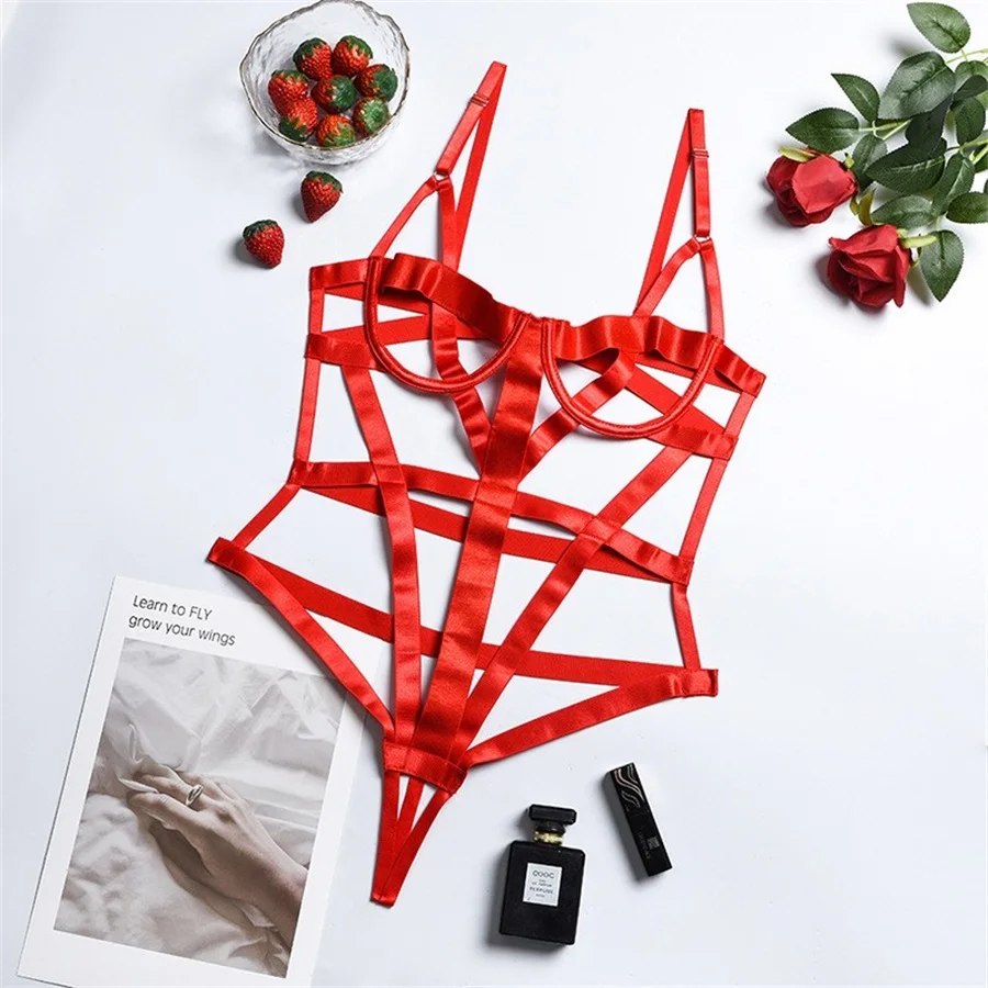 Paper Lingerie Porn - Sexy Black Lingerie Women Exotic Costumes Sexy Red Lingerie Hollow Out  Sensual Porn Bandage Bodysuit - Buy Sexy Girls Costume Bodysuit,Sexy  Transparent Bodysuit,Sexy Bodysuits Women Product on Alibaba.com