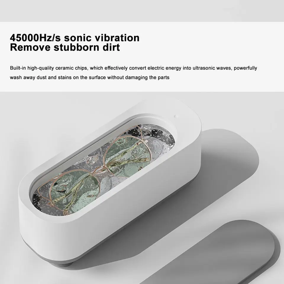 Бытовая техника 500 мл ультразвуковой очиститель портативная мини-стиральная машина ультразвуковая ванна ультразвуковые устройства для очистки очков