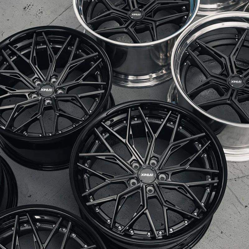 XINLAI Deep Dish Concave 2-piece Forged Passenger Car Wheel 5x120 5x112 5x114.3 Alloy Wheels 18 19 20 21 22 23 Inch Rims - Image 2