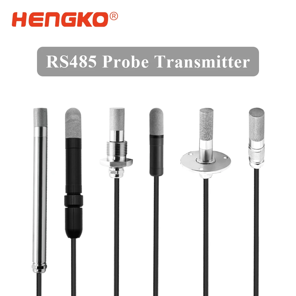 HENGKO HT801P Modbus RTU RS485 output Temperature and Humidity Sensor transmitter