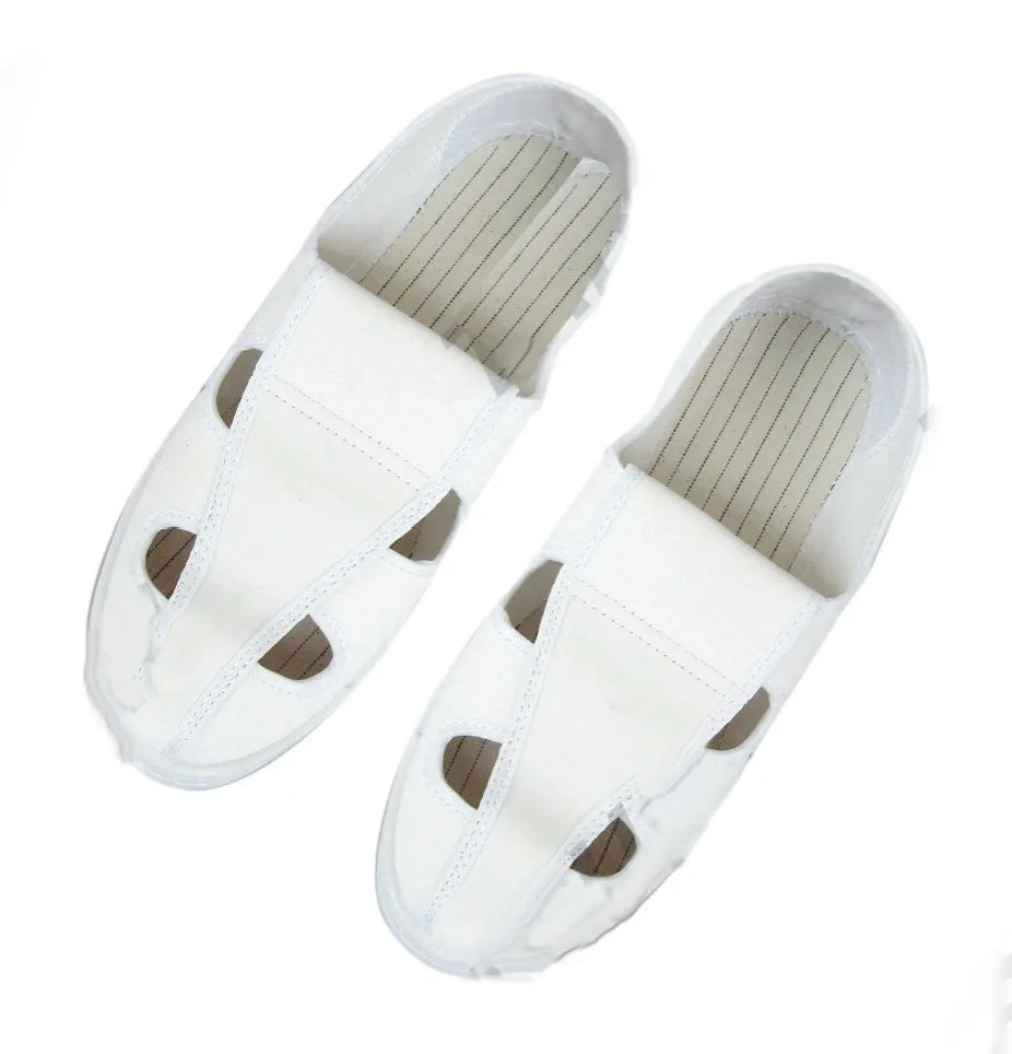 Cleanroom Safety Esd Antistatic Customized PVC Canvas Anti-static Shoes
