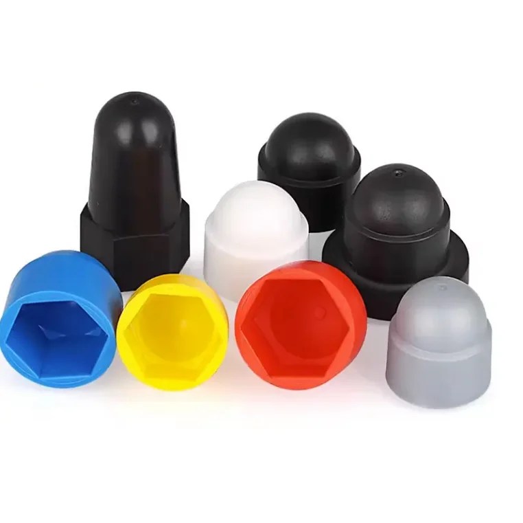 Plastic Nylon Cover Decorative Round Screw Protective Cover Rust Proof Plastic Nuts Cover, Used for Bolts and Screws