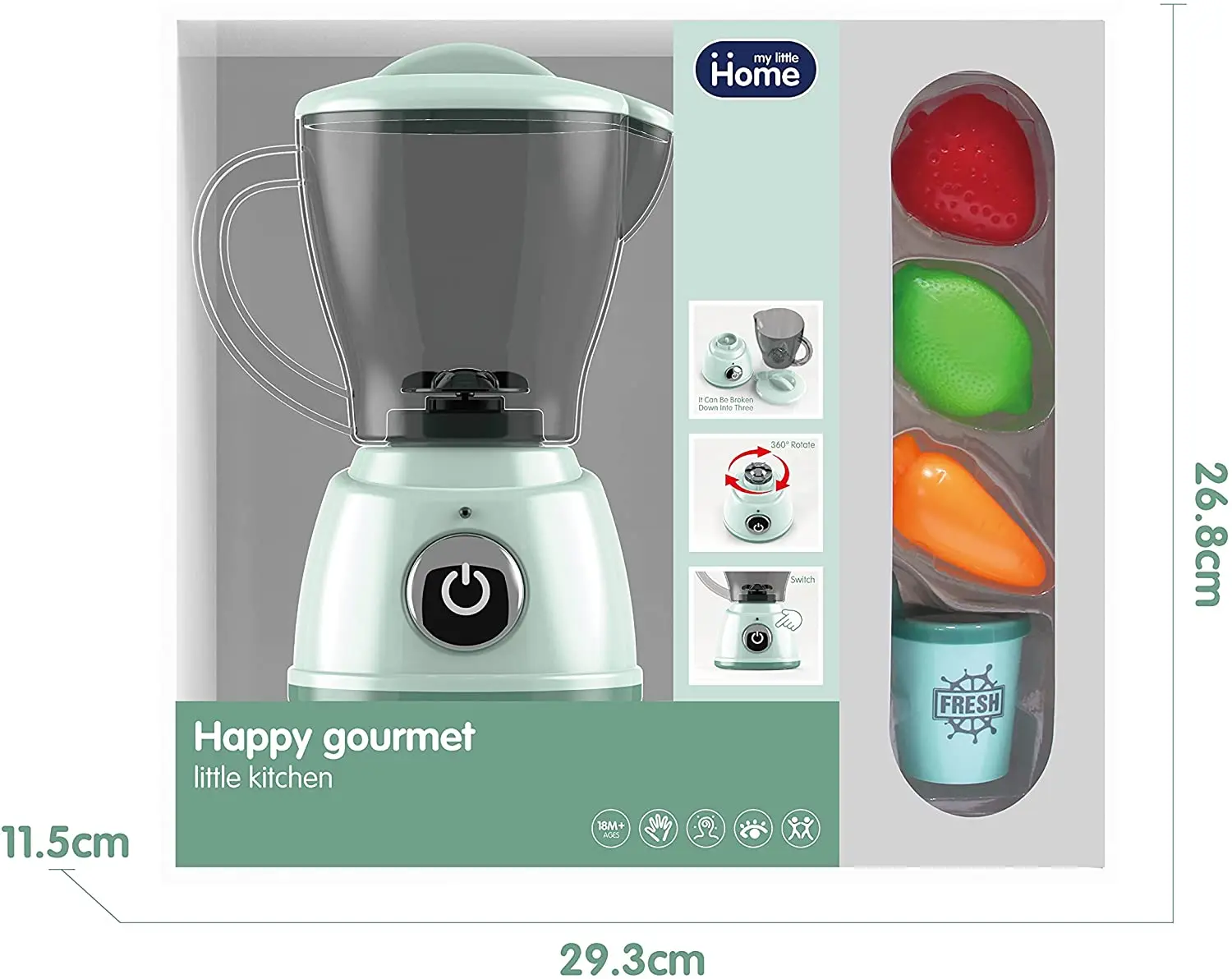 Blender de jouets pour enfants - Jeu de simulation amusant pour les petits chefs