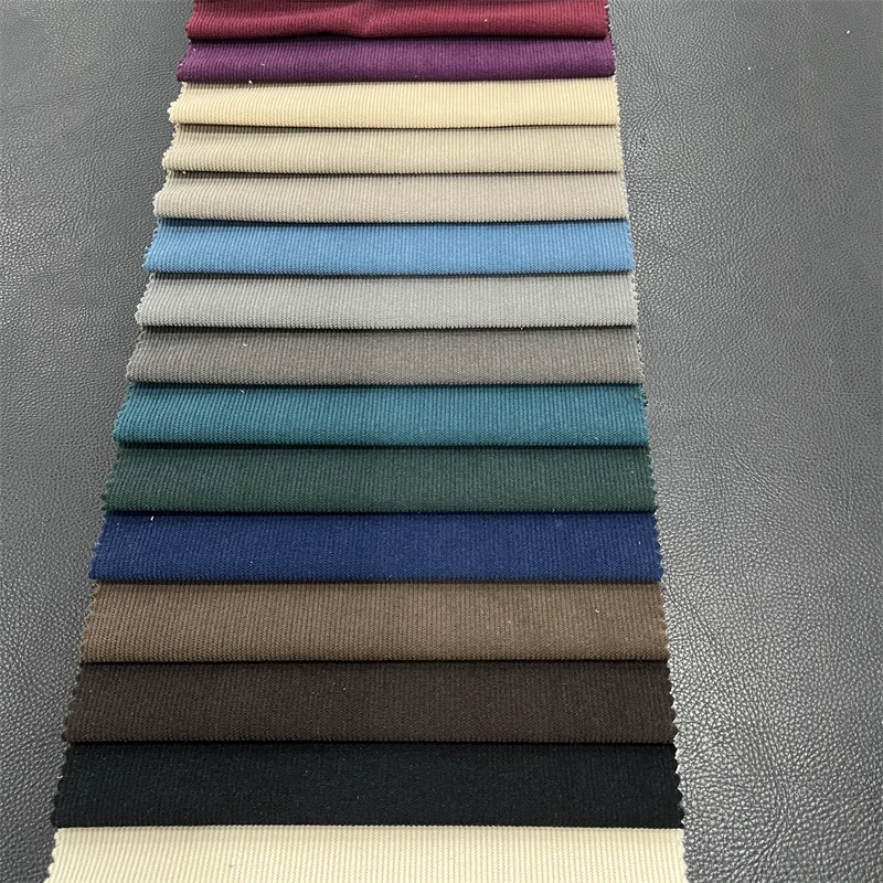 Wholesale 100 Polyester Knitted Corduroy Furniture Sofa Fabric Dye