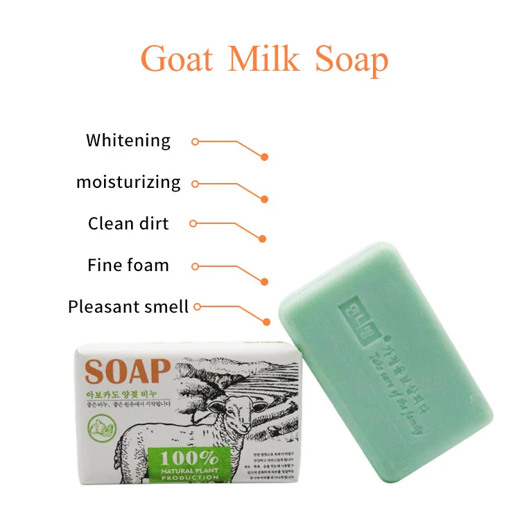 Manufacturer OEM Bulk Skin Whitening Goat Milk Organic Soap Natural