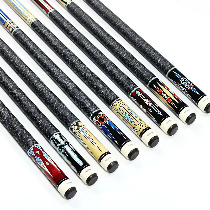 Set Of 10 Canadian Maple Pool Cues – 58" Two-Piece Billiard Sticks With 5/16x14 Joint – Free Shipping