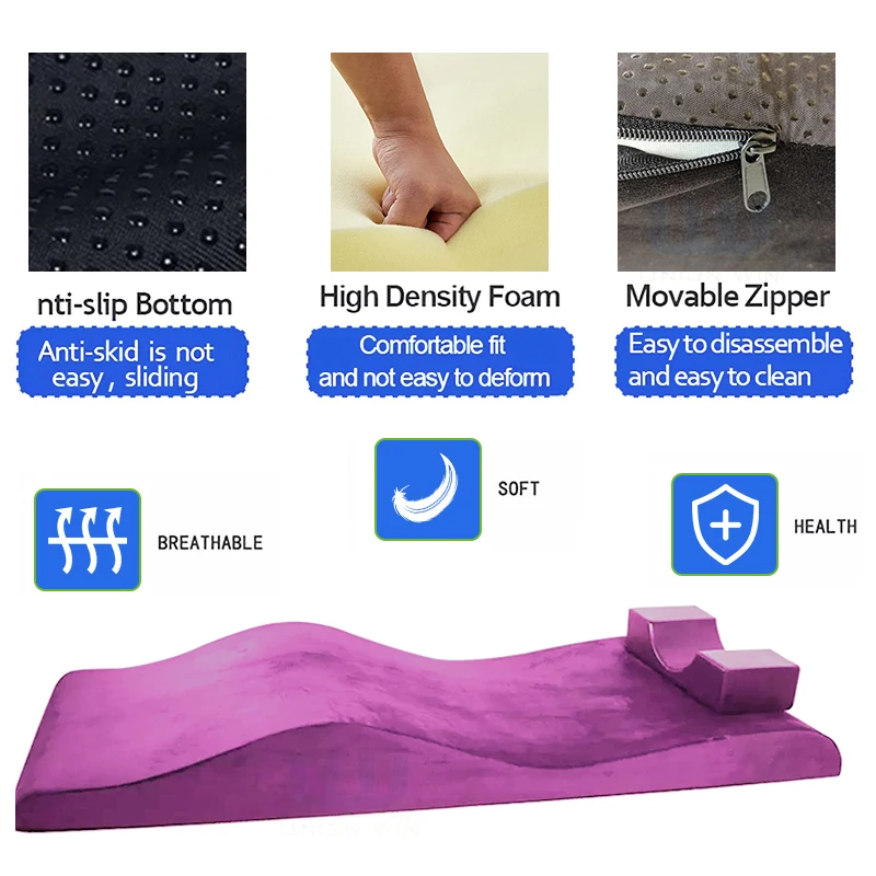 Mattress Eyelash Foam Spa Matees Beauty Bed Curved Topper Beauty Salon ...