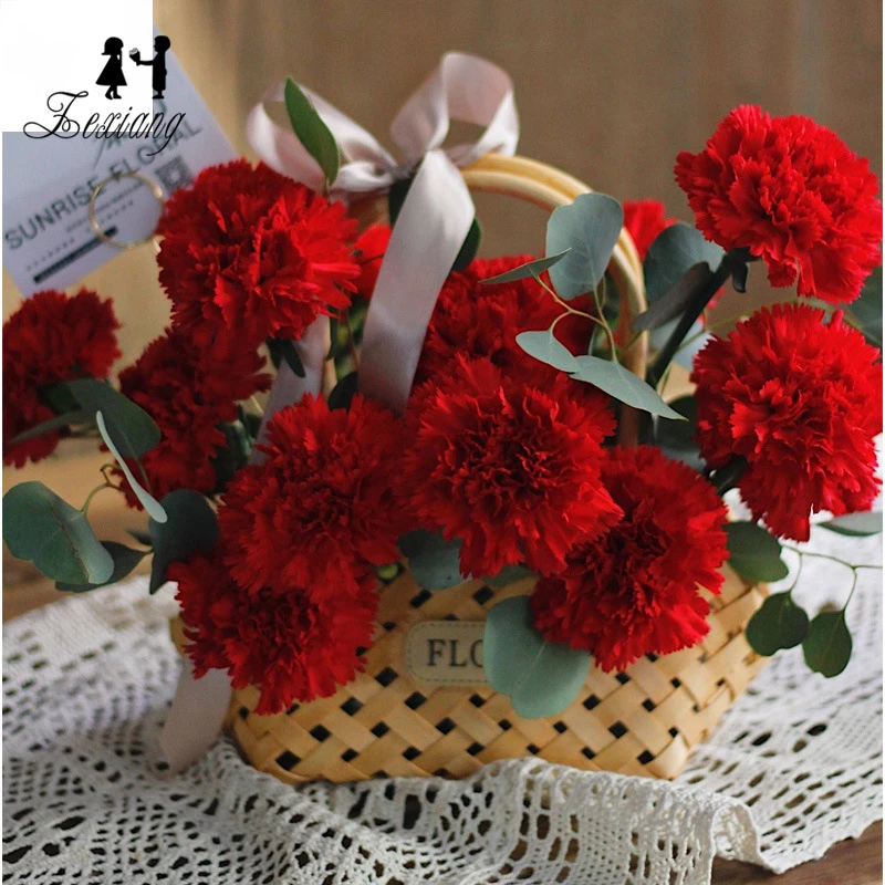 Креативная плетеная корзина для цветов Zexiang, корзина для цветов, корзина для цветов из ротанга