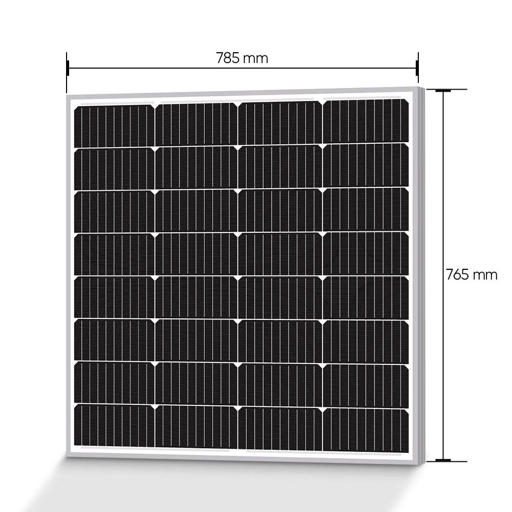 Sunpal Mini Small Solar Panel 12V 18V 50W 100W 120W Custom Monocrystalline Solar Panels for Home