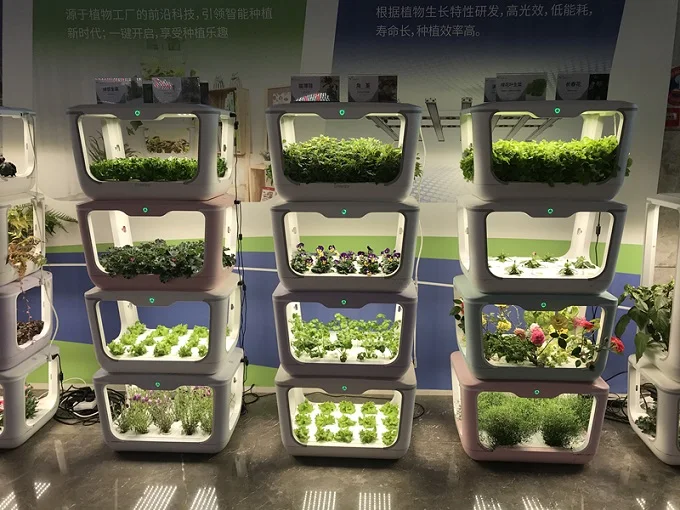 水培系统智能园艺种植机 产品名称 智能生长箱 尺寸 600x375x425mm