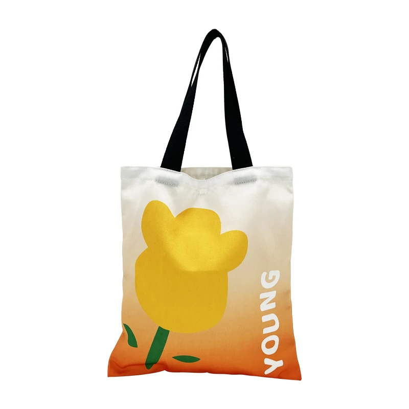 Tote Cotton  bag Custom Logo Printed Dust Proof Natural  White Cotton Canvas Custom Drawstring Tote Bag for Shopping supplier