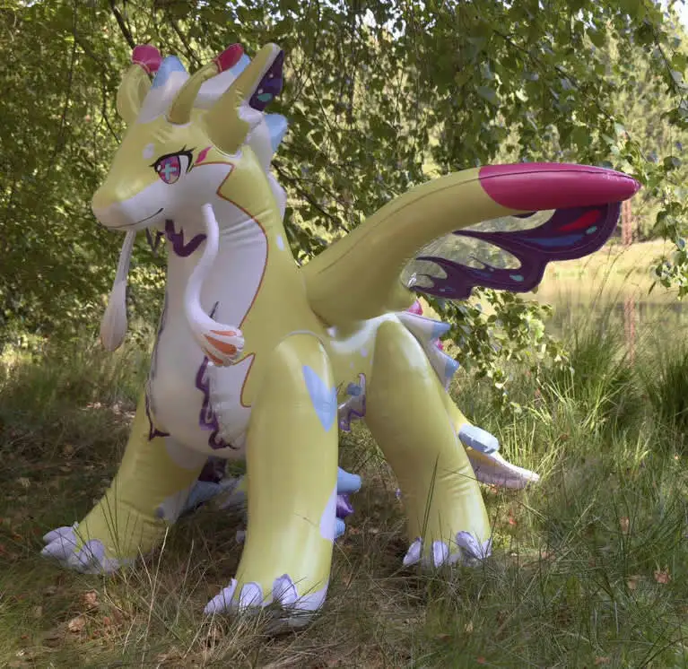 Custom Popular Style Inflatable Dragon Animation Sph Bouncy Inflatable Ride on Animals Dragon Pool Toy