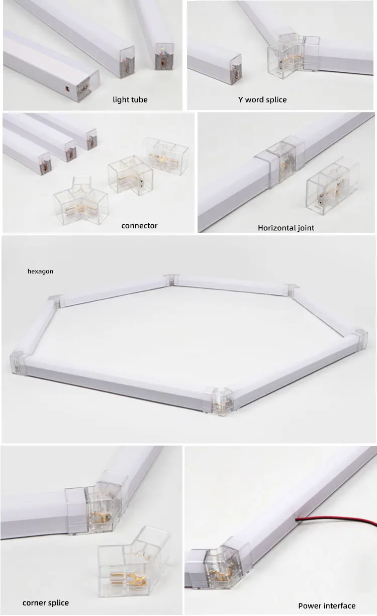 2400*4800mm Hexagon Detailing Workshop Ceiling Led Lights For Car Shop ...