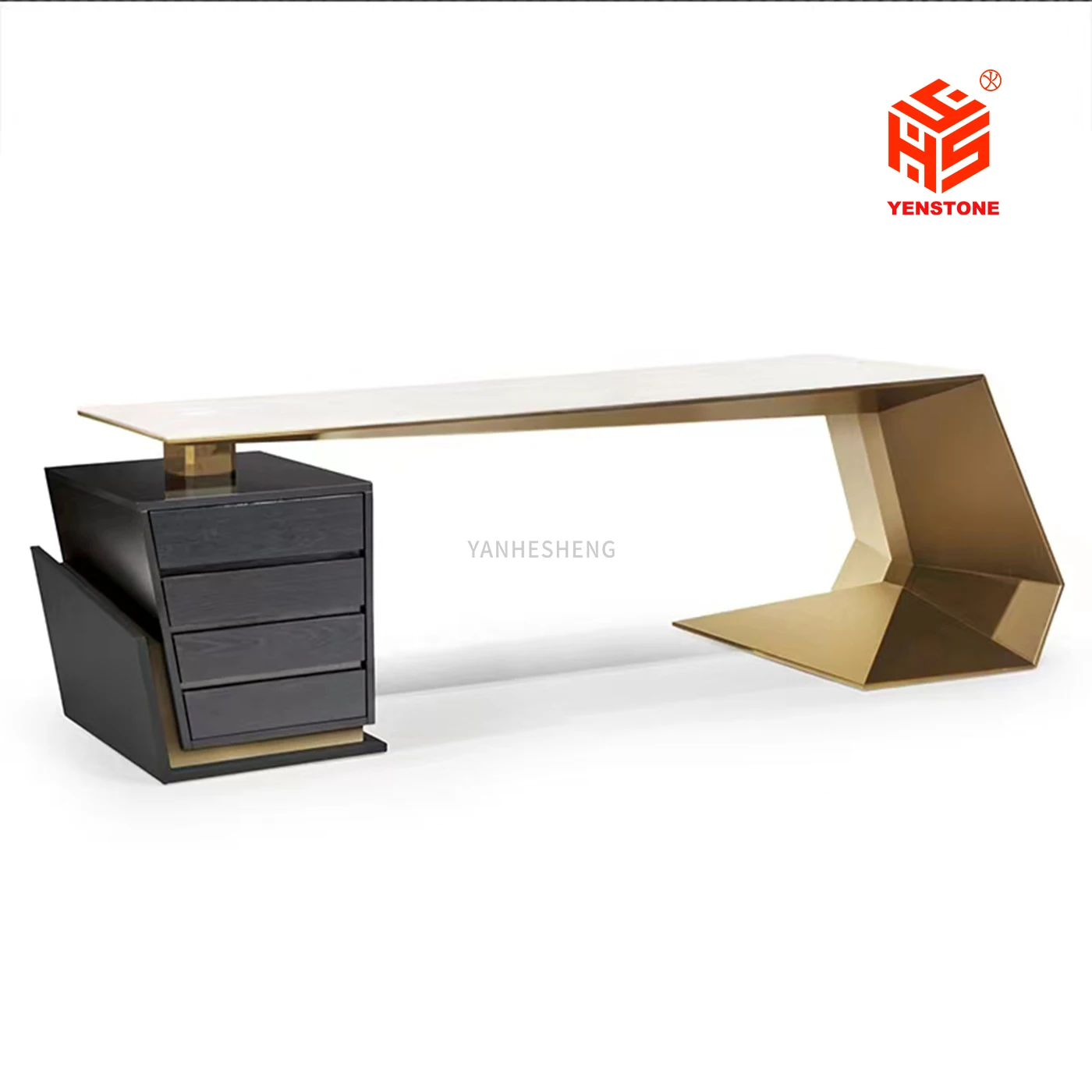2022 New Design Manager Desk Design Ceo Small Office Desk boss Table Orange Oem Custom Modern Office Furniture Executive Desk