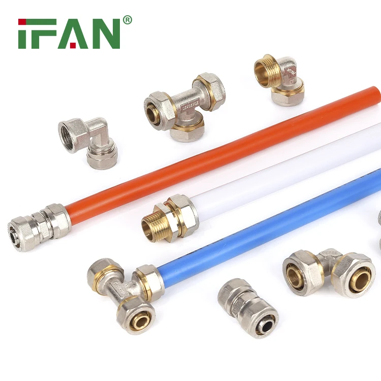 Ifan Full Styles Pex Compression Fitting Brass Male Socket 1/2"1" Pex