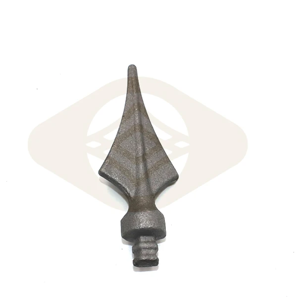 Hot Selling Ornamental Customized Forged Weldable Iron Accessories Fence Gate Spear Point