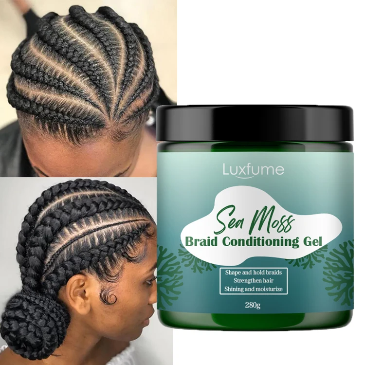 Sea Moss Hair Products Loc N Gel Loc Twists Braids Wave Edge Gel Firm
