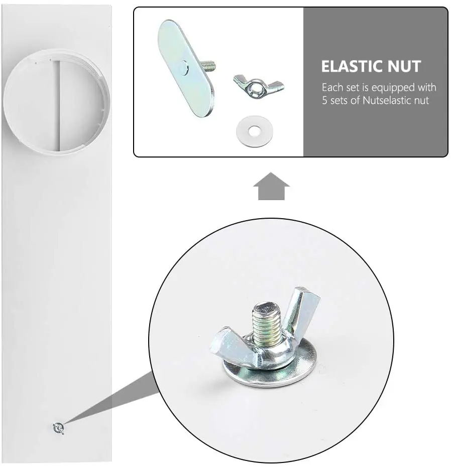 Airlock Window Seal Sliding Door Vent Kit Set For Mobile Air