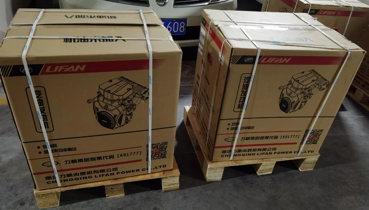 Air Cooled Electric Start Lifan 2v80f V Twin Cylinders Machinery Engine ...