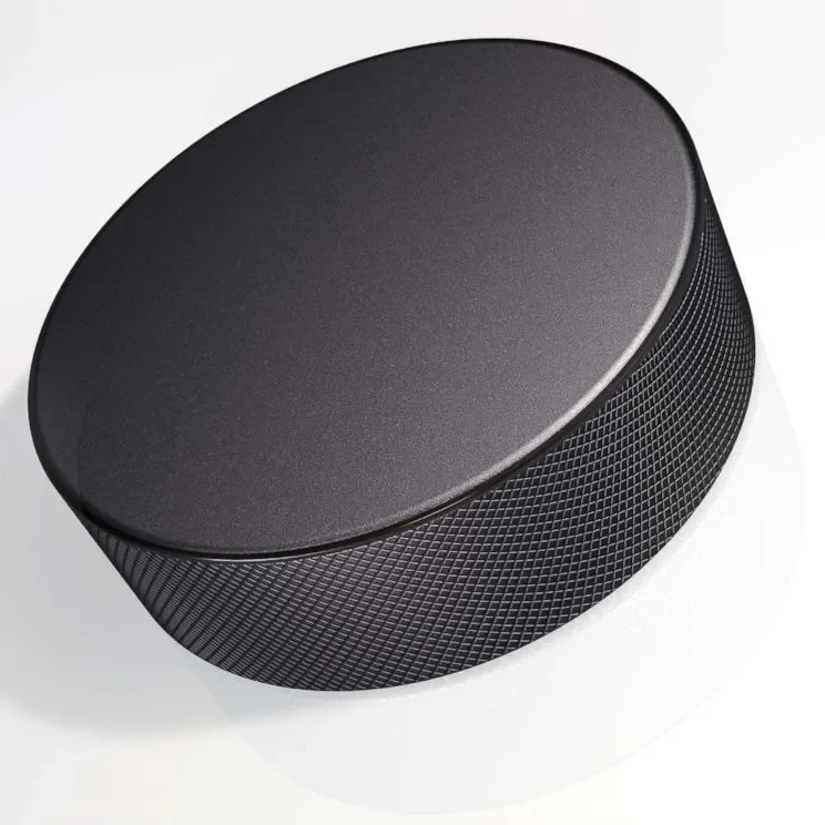 Professional International Hockey Game Puck Custom Logo Printing Rubber