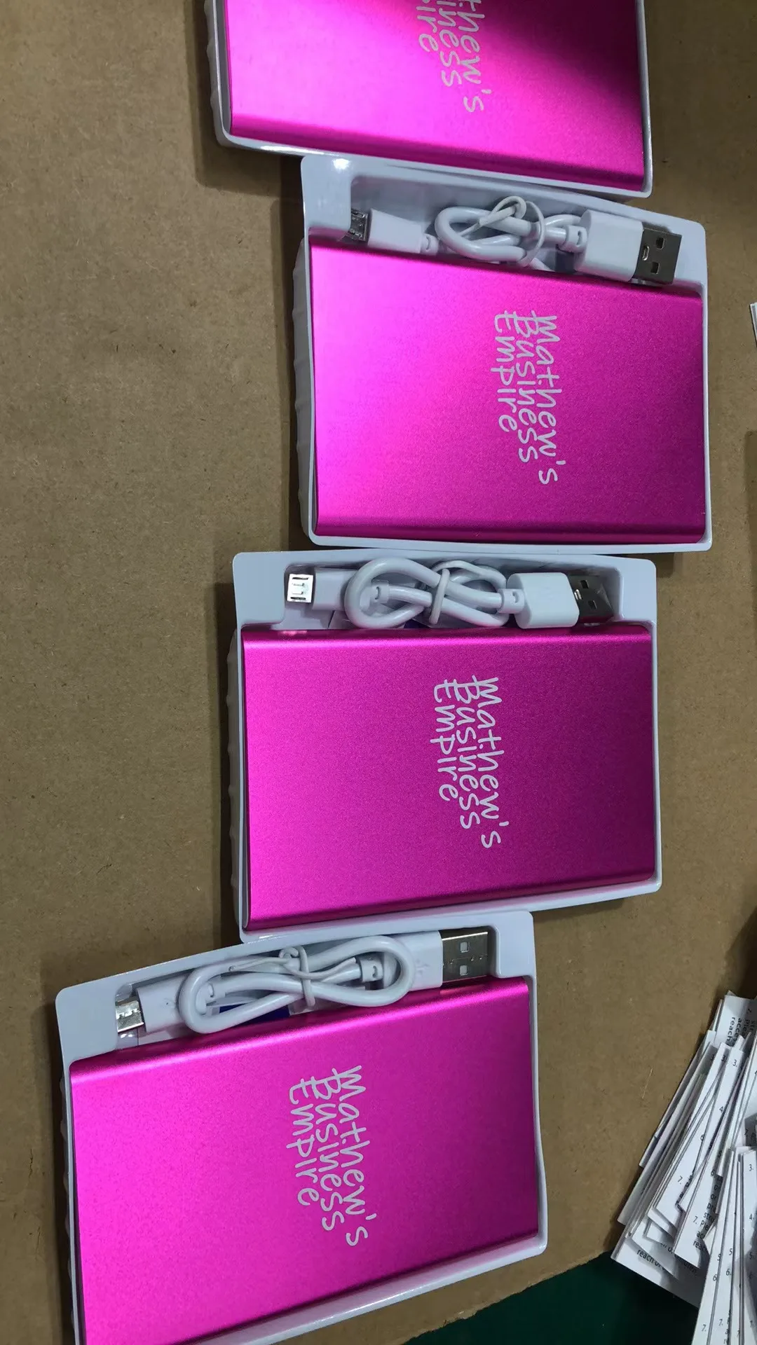 Power Bank 5000mAh Cell Phone Portable Charger Free Logo