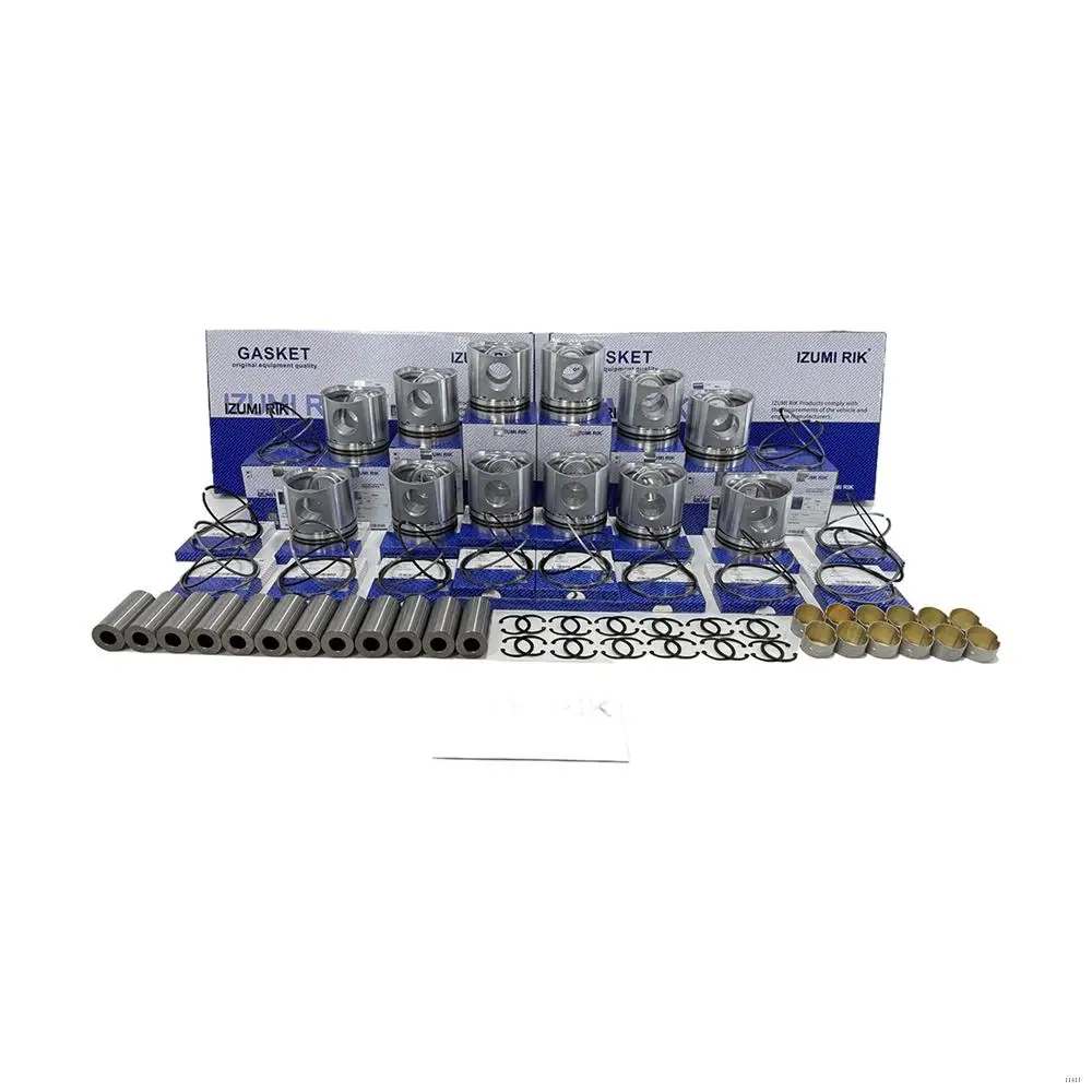 IZUMI RIK D9512 Piston & Piston Ring Set for Liebherr Fast Delivery Engine Parts