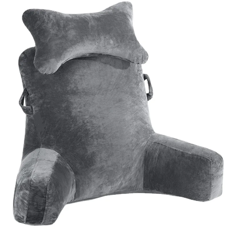 Reading Pillow With Shredded Memory Foam Adult Backrest Reading Pillow