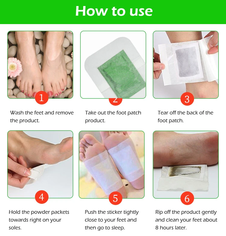 Factory Price New Product Detox Natural Foot Patch Detox Foot Pads