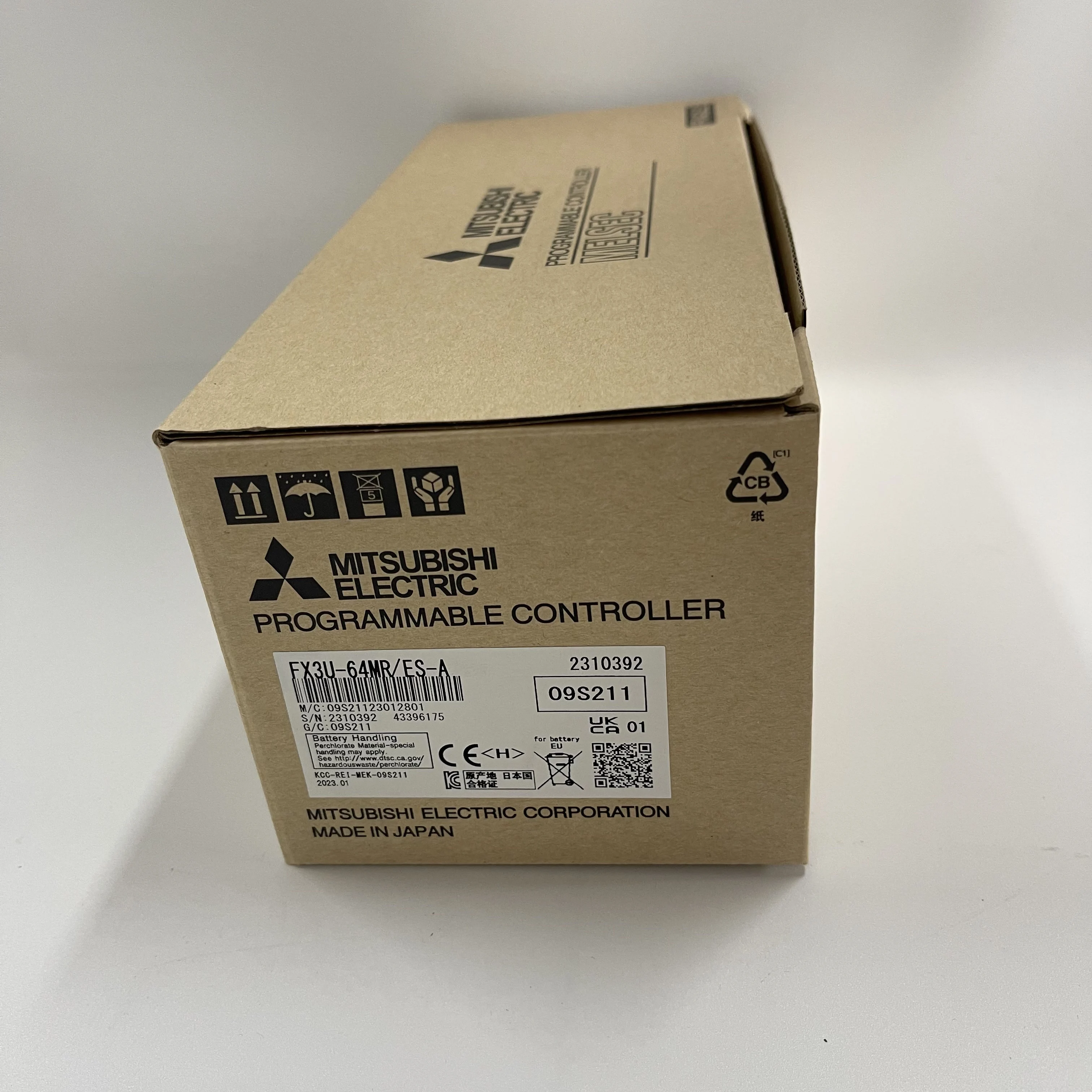 MITSUBISHI PLC Unit FX3U-64MR/ES-A MITSUBISHI PLC Unit FX3U-64MR/ES-A