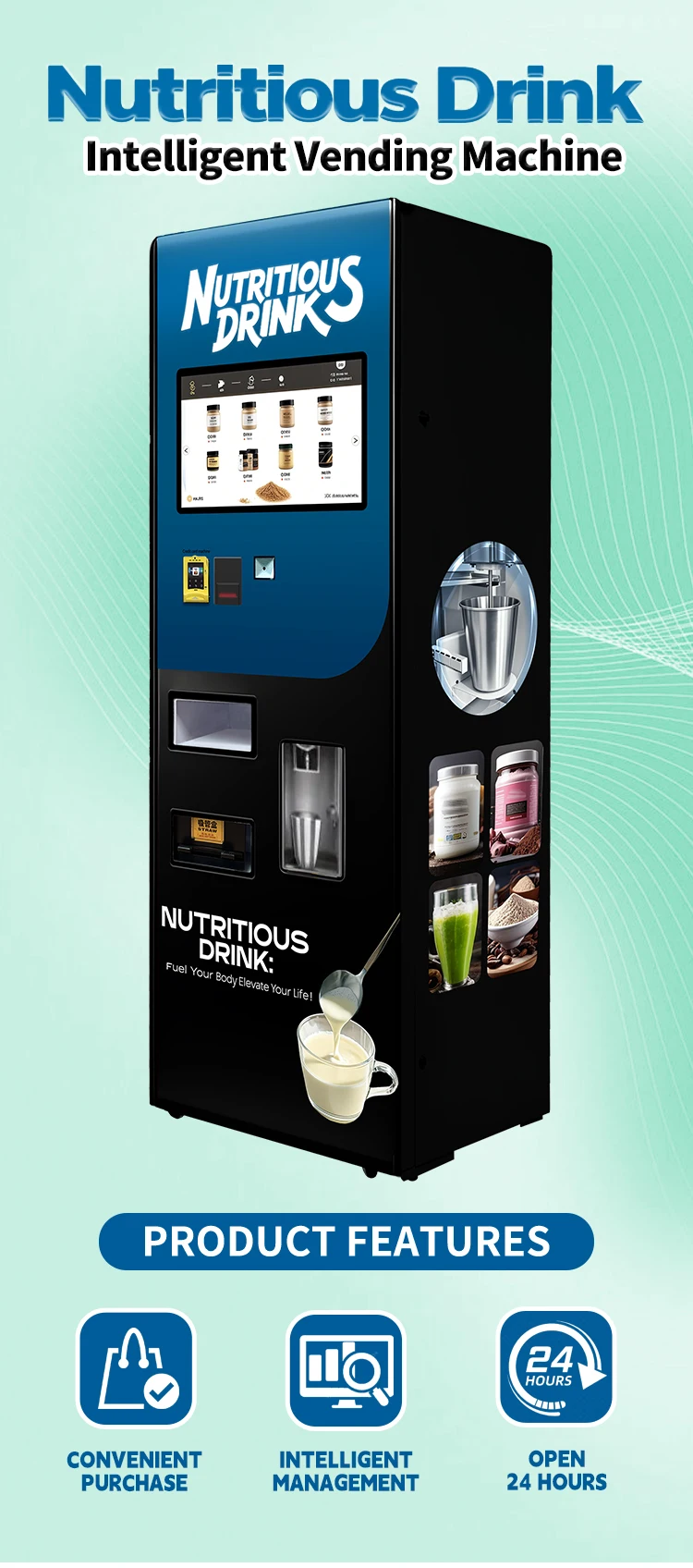 Vfresh Smart Machine - Wholesale Customization for Protein Shakes