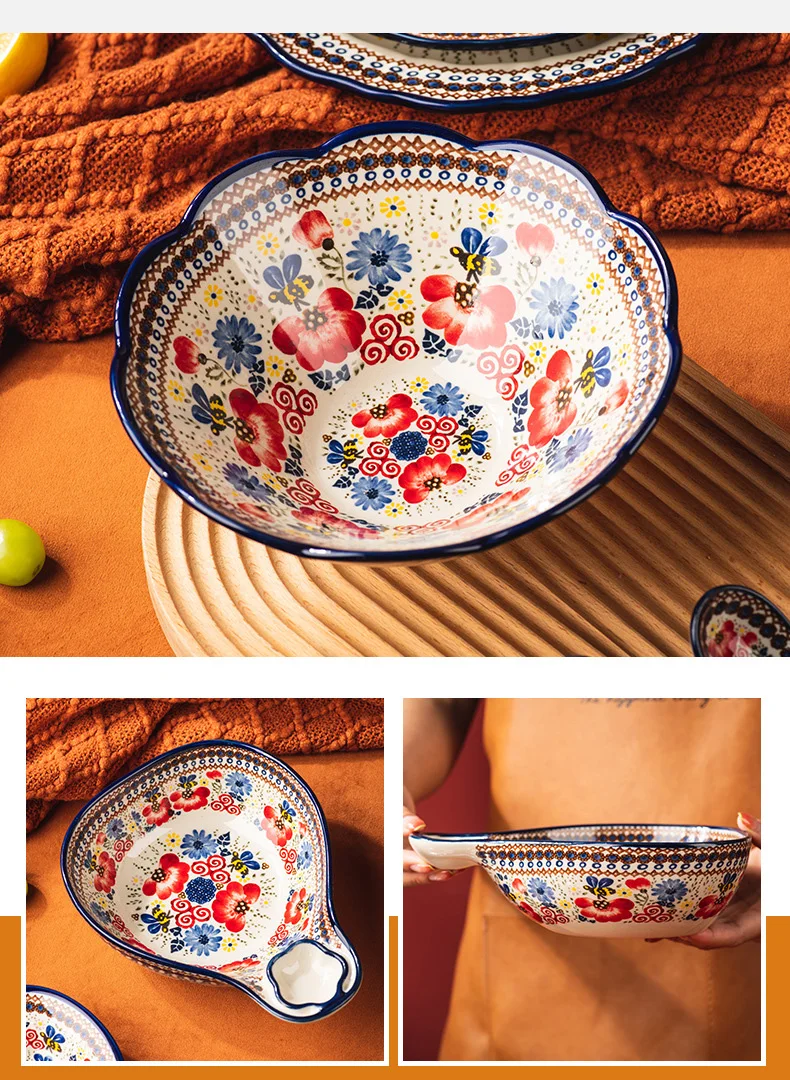 Hy Ethnic Elements Fancy Dubai Plates Sets Dinnerware Crockery