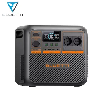 BLUETTI 2000W 3000W Solar Generator with APP Remote Monitoring Adjustable Voltage 100 240V for Outdoor Industrial