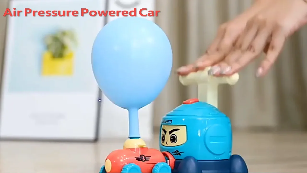 Samtoy Funny Dual Mode Aerodynamic Robot Inflatable Balloon Launcher