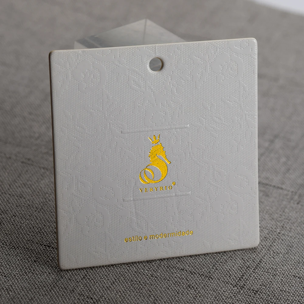 product custom luxury garment hang tags wholesale hair clothing paper card label and tags-1