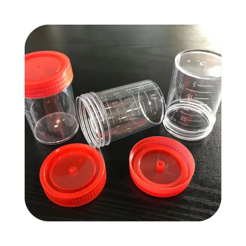 40ml Wholesale Plastic Histology Specimen a Container Urinal for Hospital Use Medical Urine Specimen Container Collection Cup