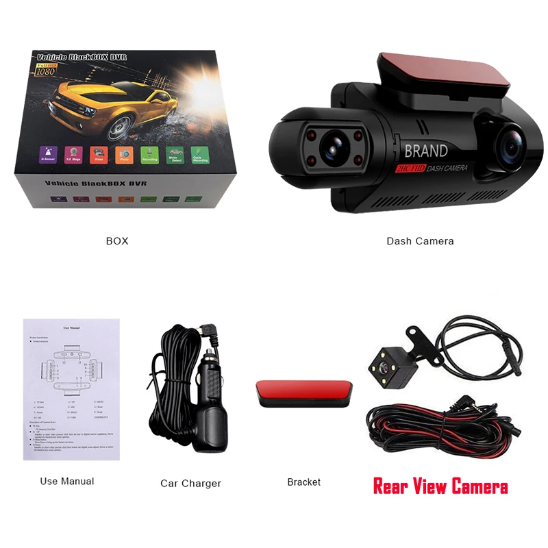 Vehicle Black Box Dash Cam DVR A68