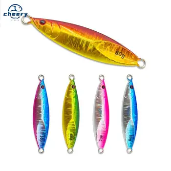 CHEERY Wholesale Mackerel Metal Lure Iron Plate Bait Slow Shake Shore Casting Long-Range Jig 40g 60g 80g 100g – Metal Jig – view 2