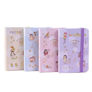 A7 Pocket Notebook With Colorful Lovely Cartoon Pattern Easy to Carry for Diary and Journal As a Gift for Kids and Students