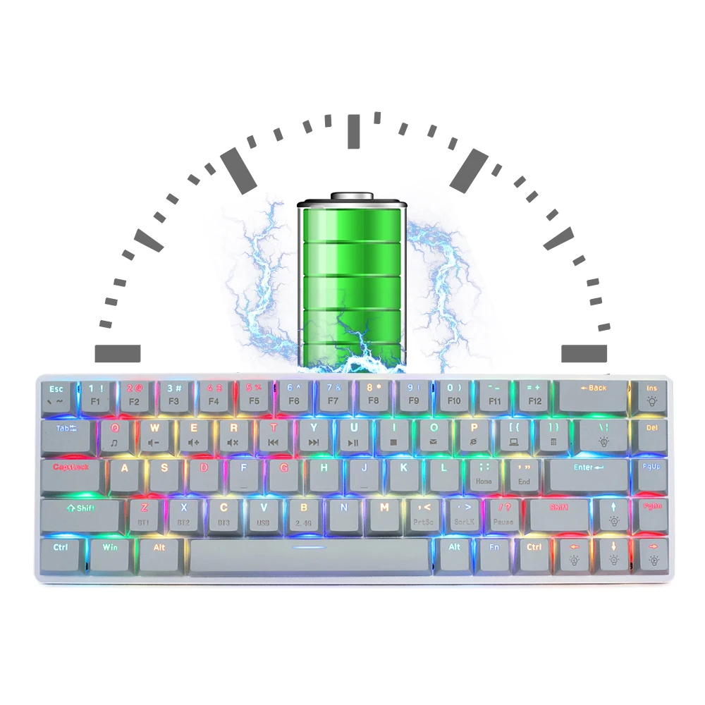 Высококачественный ноутбук с механической клавиатурой bluetooth для телефона и